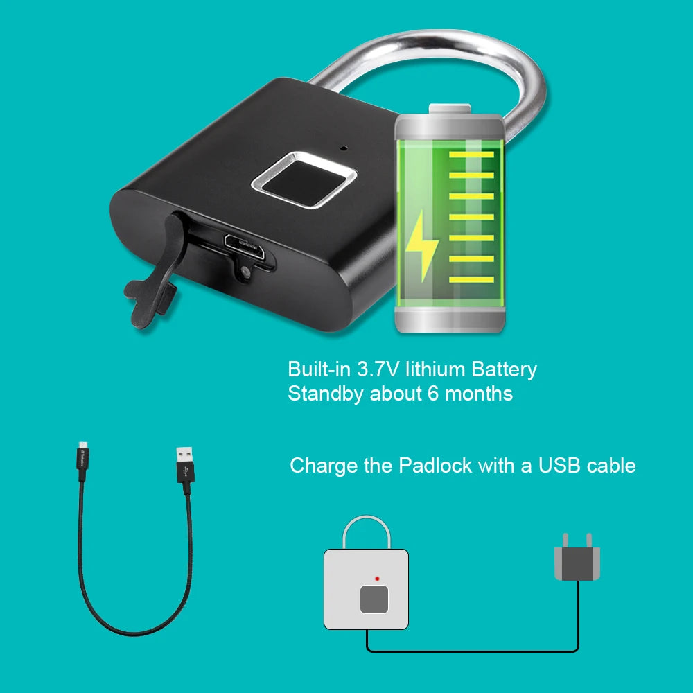 Smart Keyless Fingerprint Padlock™