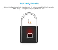 Smart Keyless Fingerprint Padlock™